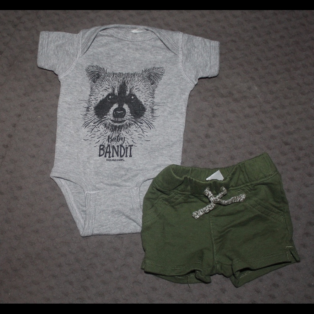 Newborn raccoon outfit